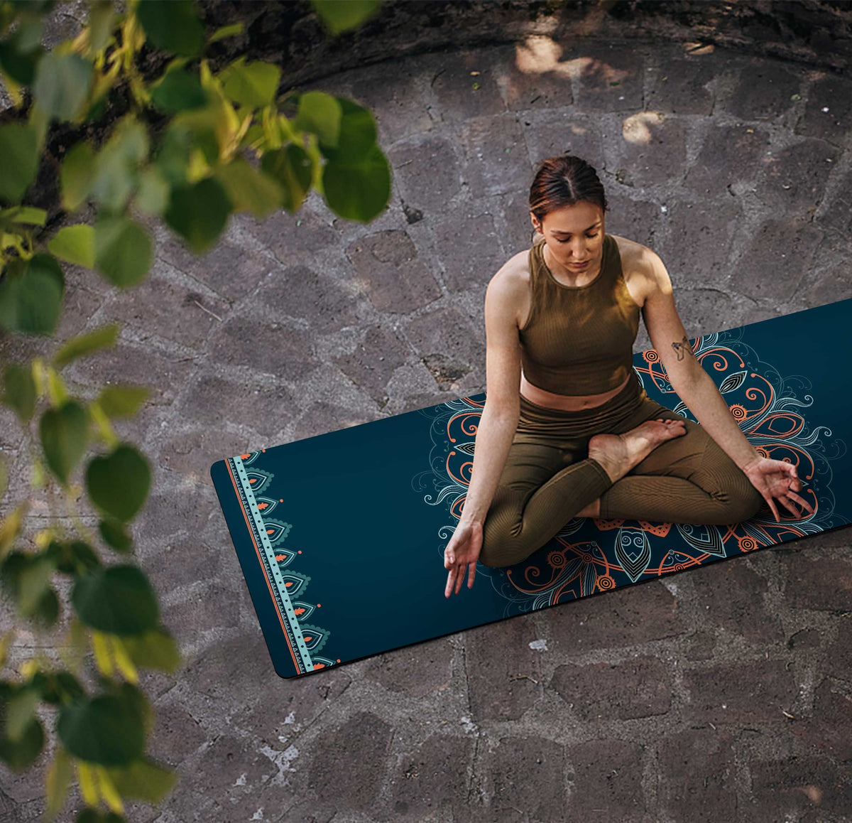 Printed Travel Yoga Mat (ShenHai)