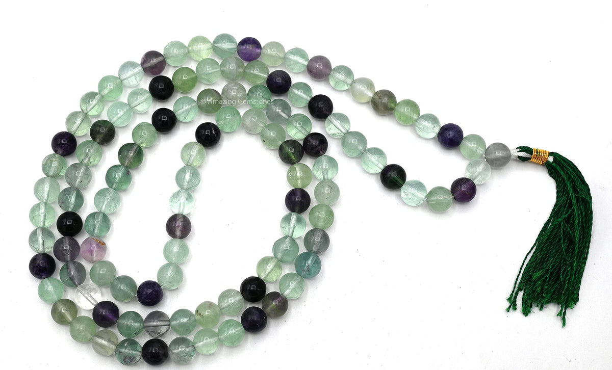 Fluorite Mala Beads (Fluorite / Plain)