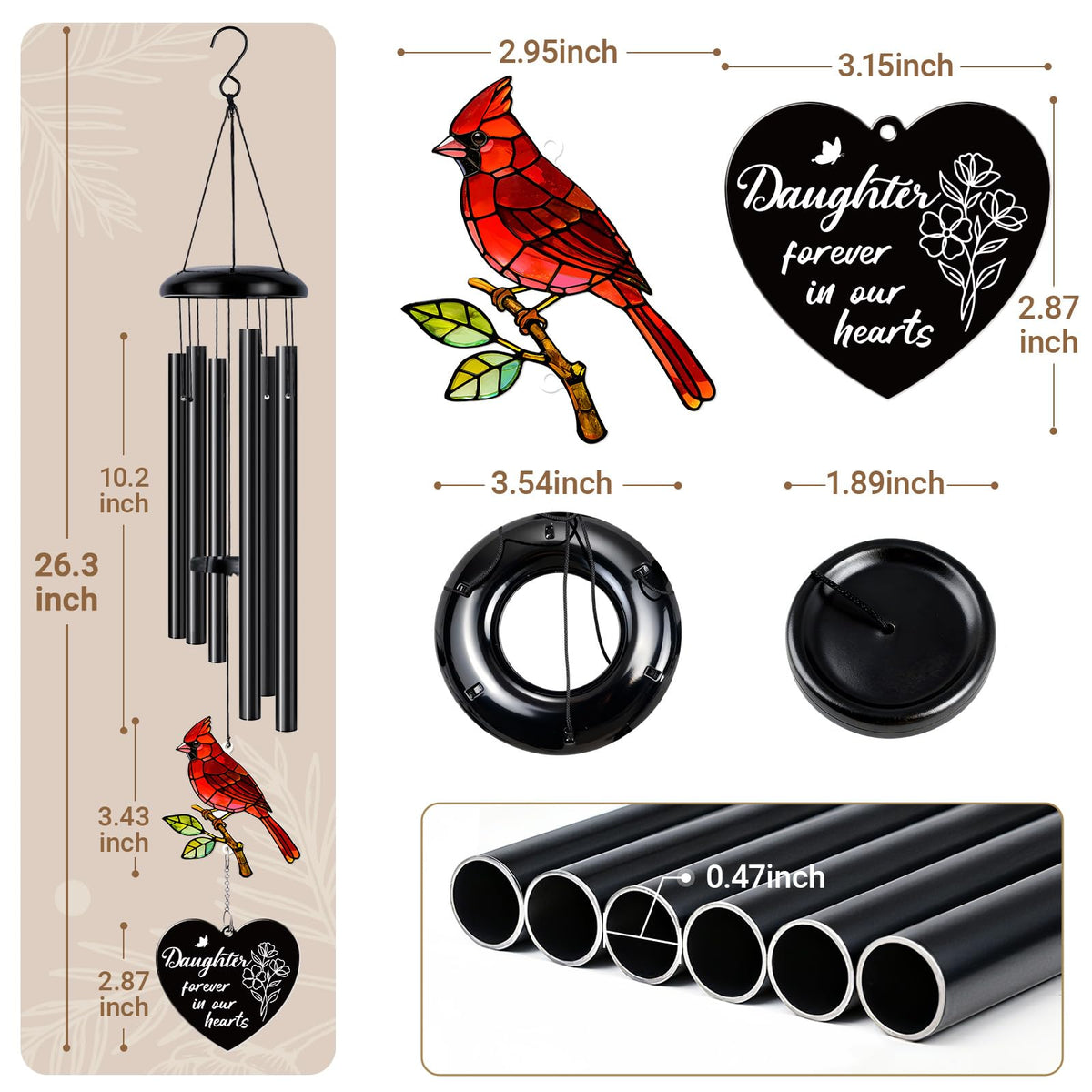Sympathy Gifts for Loss of Daughter (Memorial Daughter)