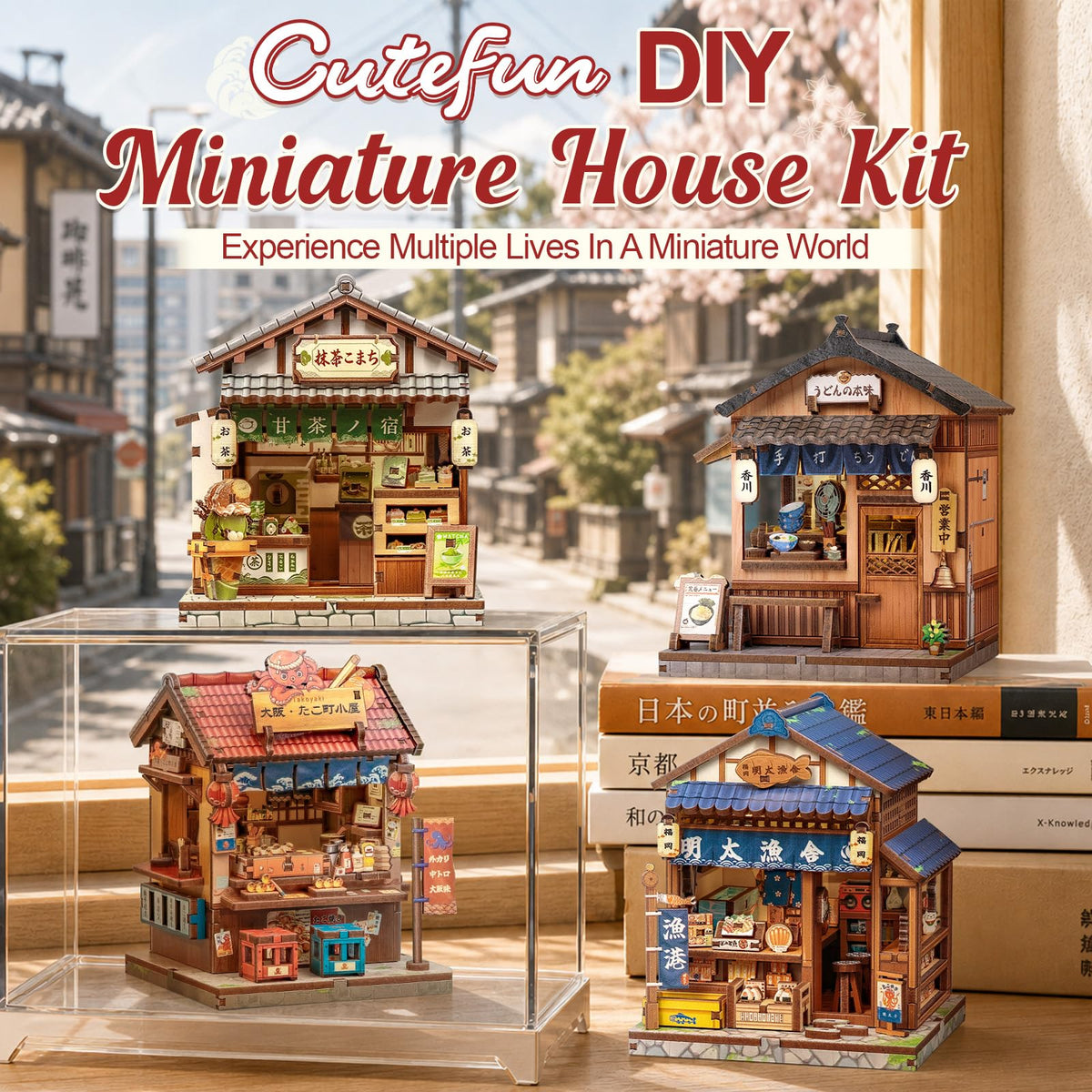 DIY Miniature House Kit (Osaka Takoyaki)