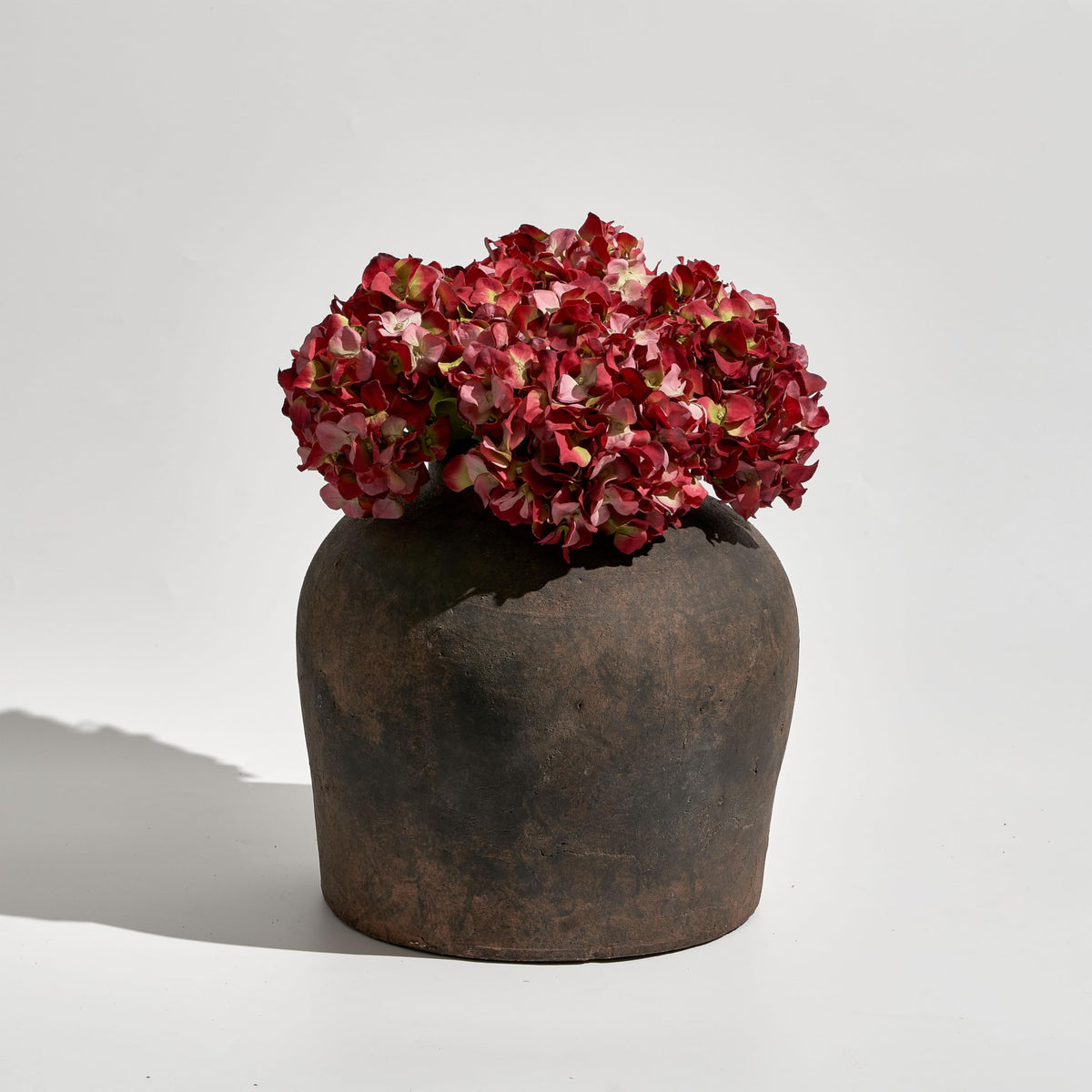 Brown Ceramic Large Vase (Brown)