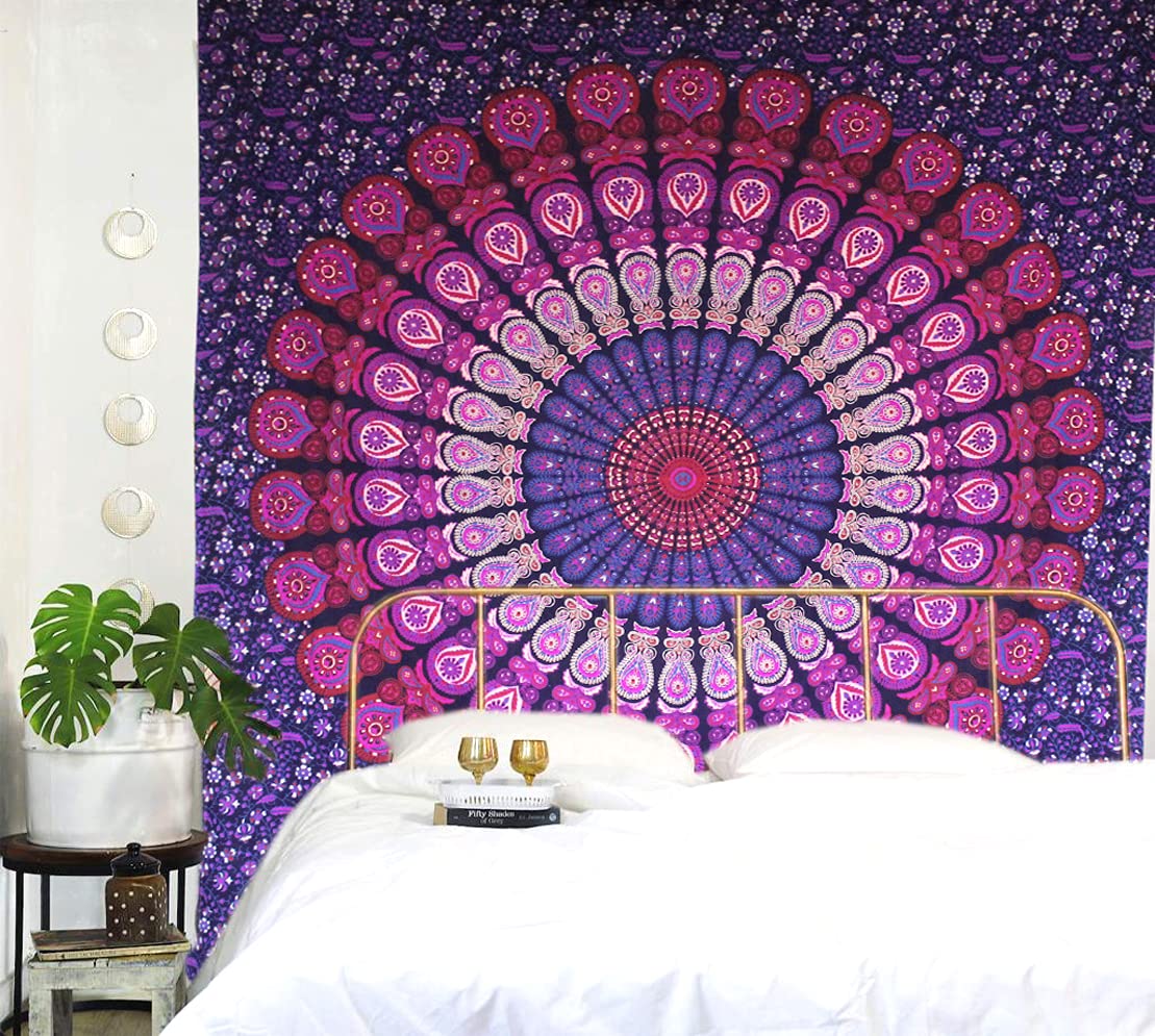 purple Tapestry (Purple / 60"L x 52"W)