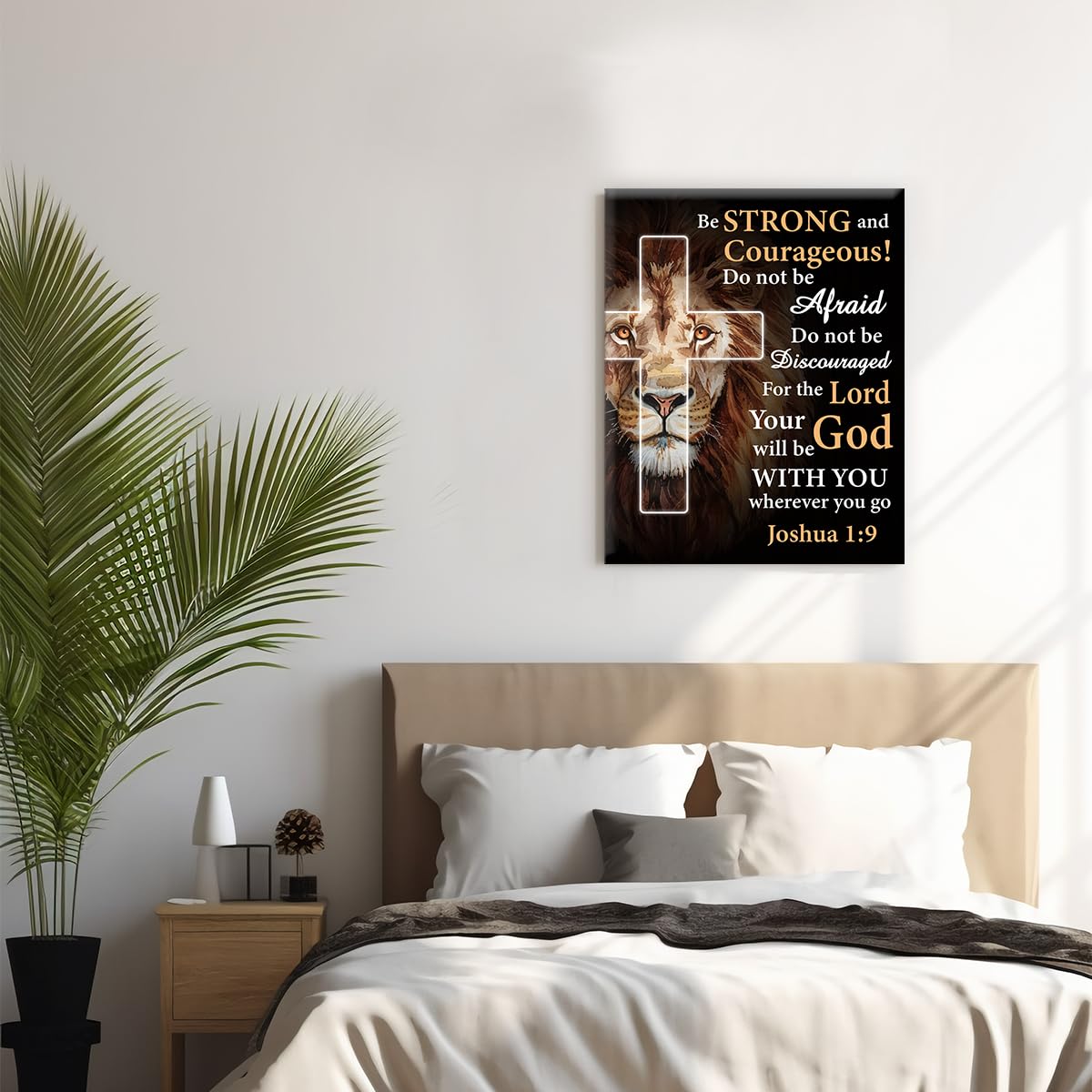 Christian Lion Wall Art Joshua 1 (Christian Lion)