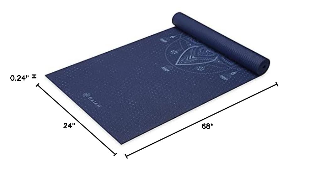 Premium Yoga Mat (Celestial Blue)