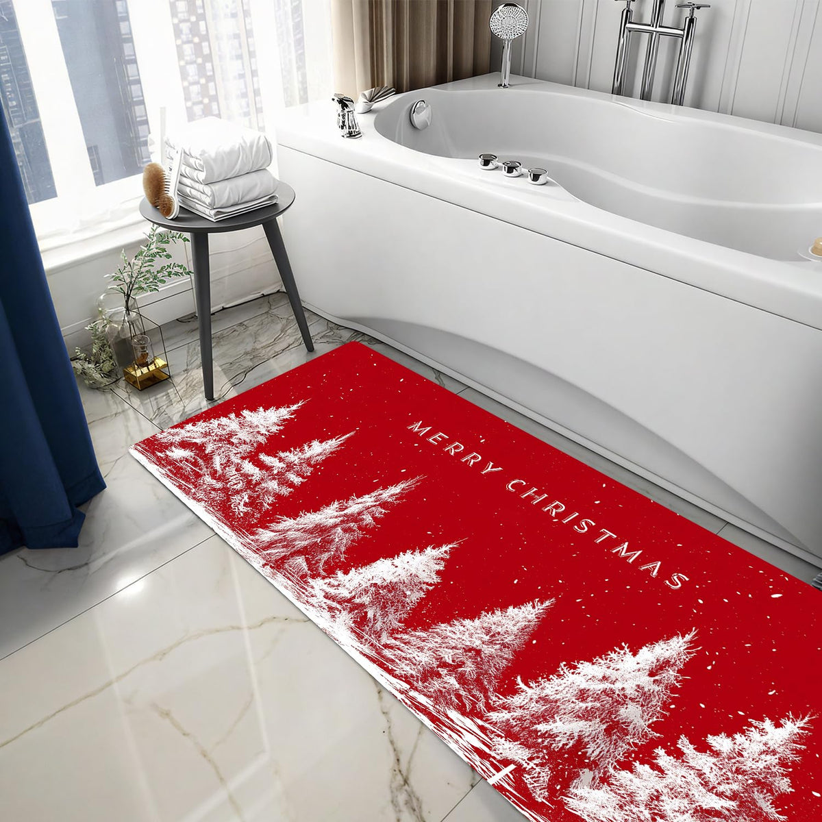 Christmas Laundry Room Rug 20x47 Inch (#27)