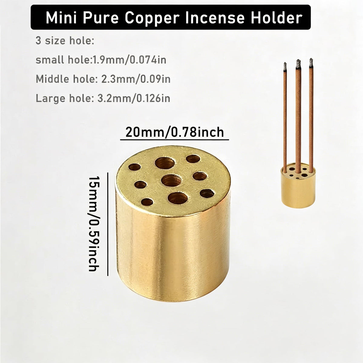 Ceramic Incense Holder (Retro 01)