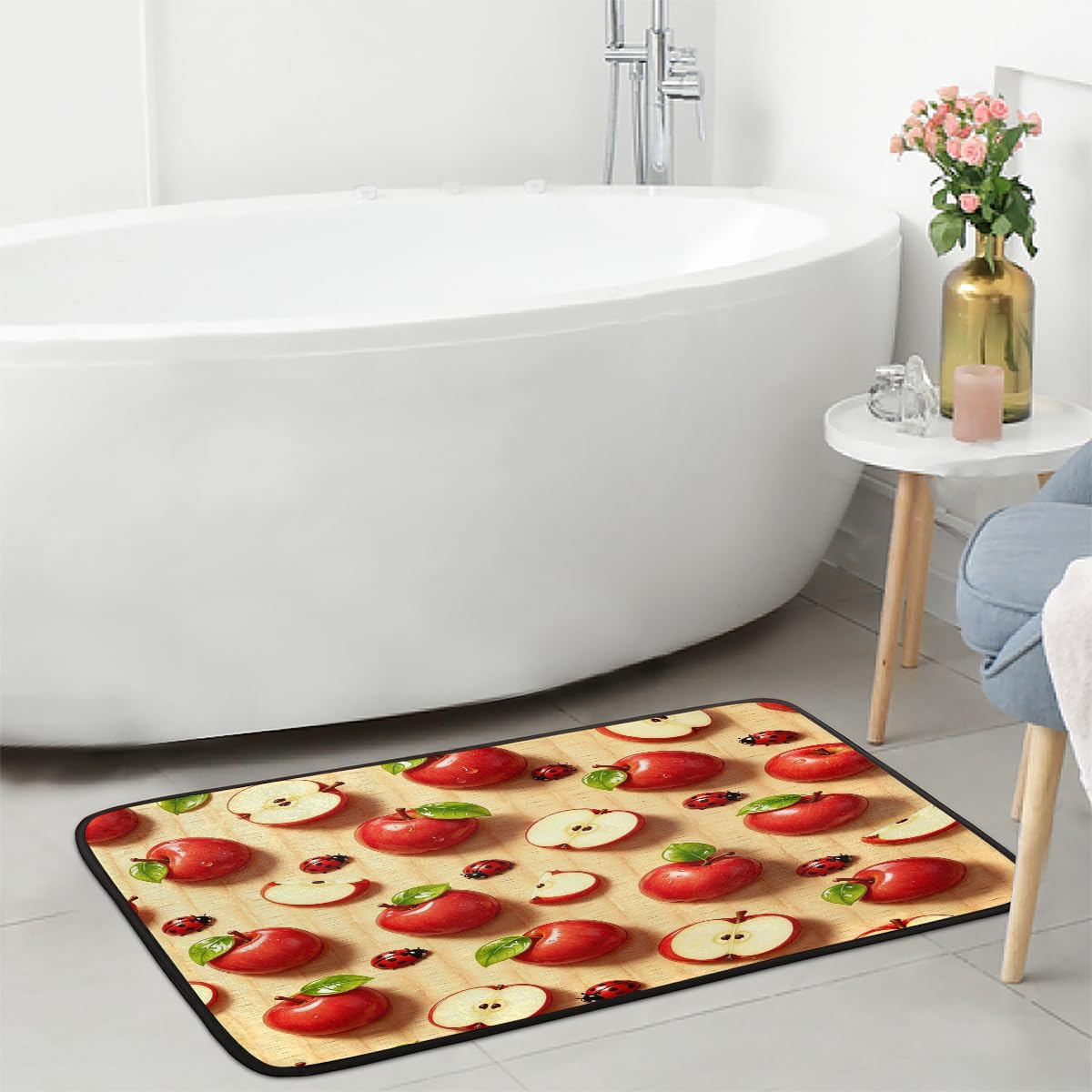 Apples Kitchen Rugs Kitchen Mats Non Slip Floor Mat (D:color 4)