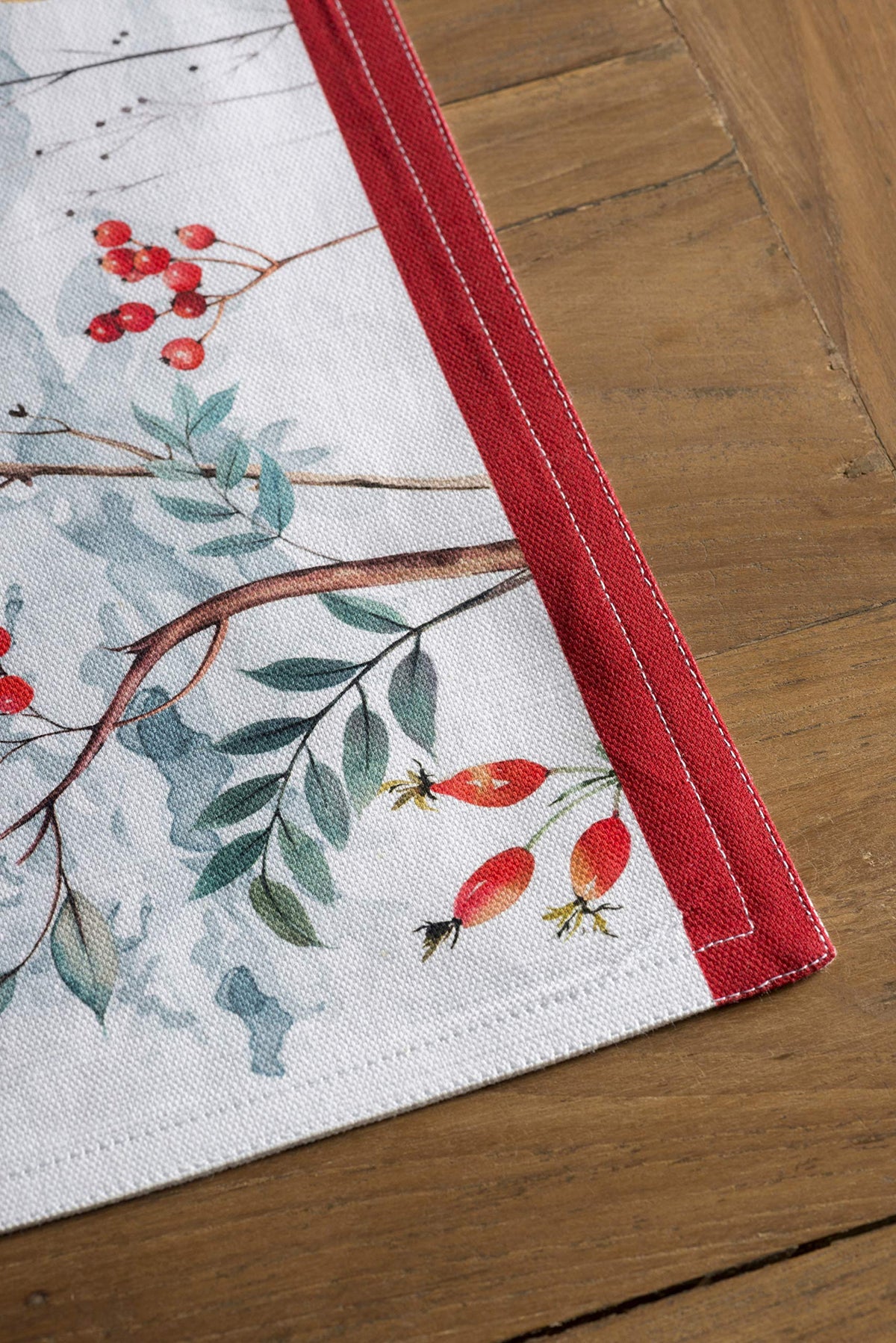 Placemats Set of 4 Reusable 100% Cotton (049 - Morzine / 13" X 19" (Pack of 4))
