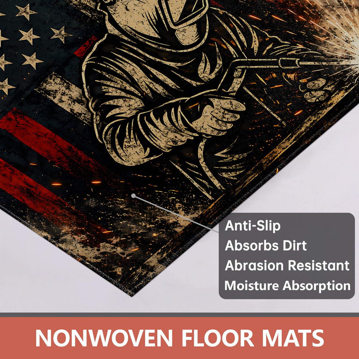 Welder Christian Doormat Rug for Entryway (Welder Christian)
