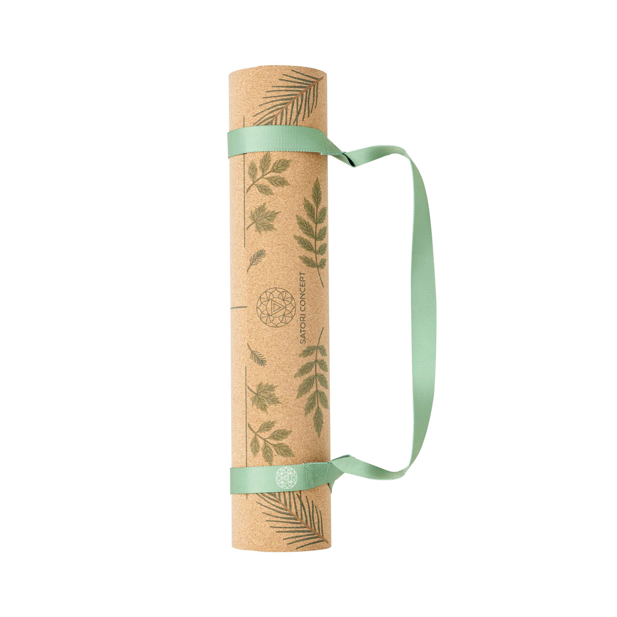 Cork Yoga Mat with Natural Rubber Base (GreenEarth / 80 x 26 x 6 mm)