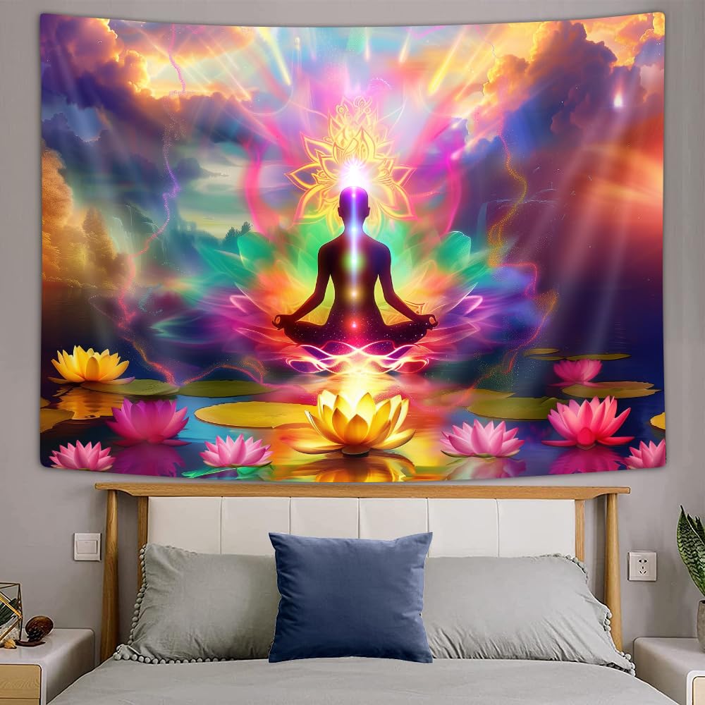 Chakra Spiritual Tapestry (80"L x 60"W)