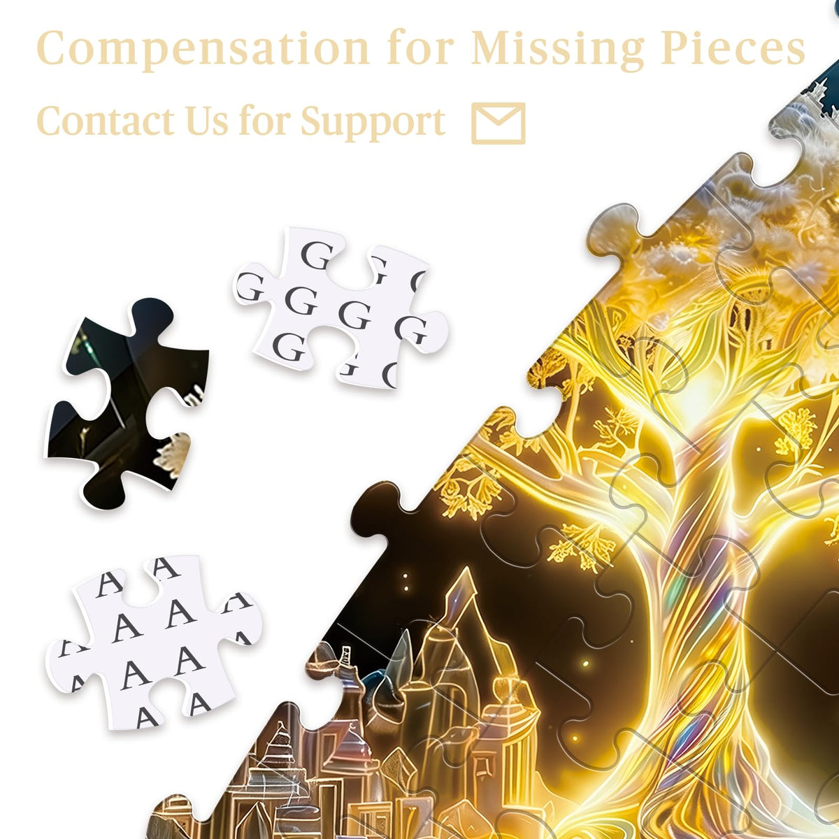 Puzzle for Adults 1000 Pieces Tree of Life in Crystal Ball (B-crystal Tree of Life)