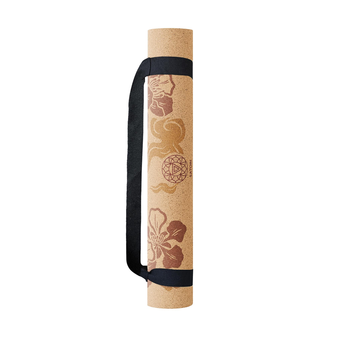 Cork Yoga Mat with Natural Rubber Base (Phoenix / 80 x 26 x 6 mm)