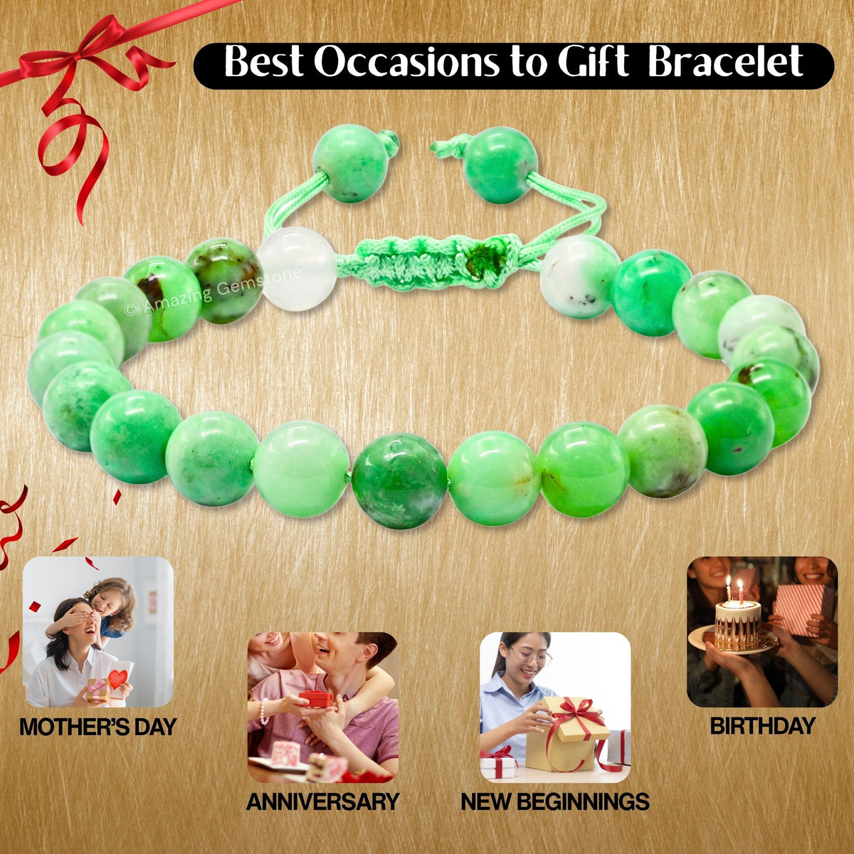 Chrysoprase Premium Bracelet (Chrysoprase (Premium))