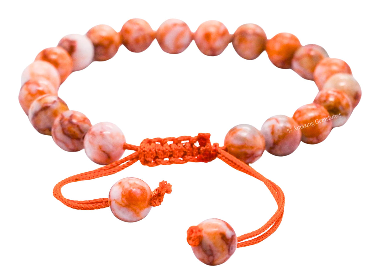 Red Picasso Jasper Bracelet for Women Men's Gifts (Red Picasso Jasper)