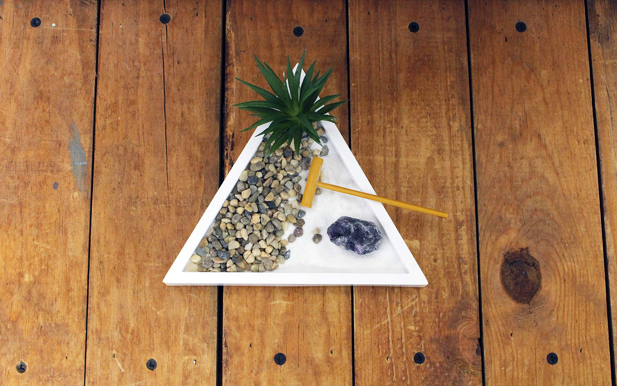 Mini Zen Garden Kit (Triangle)