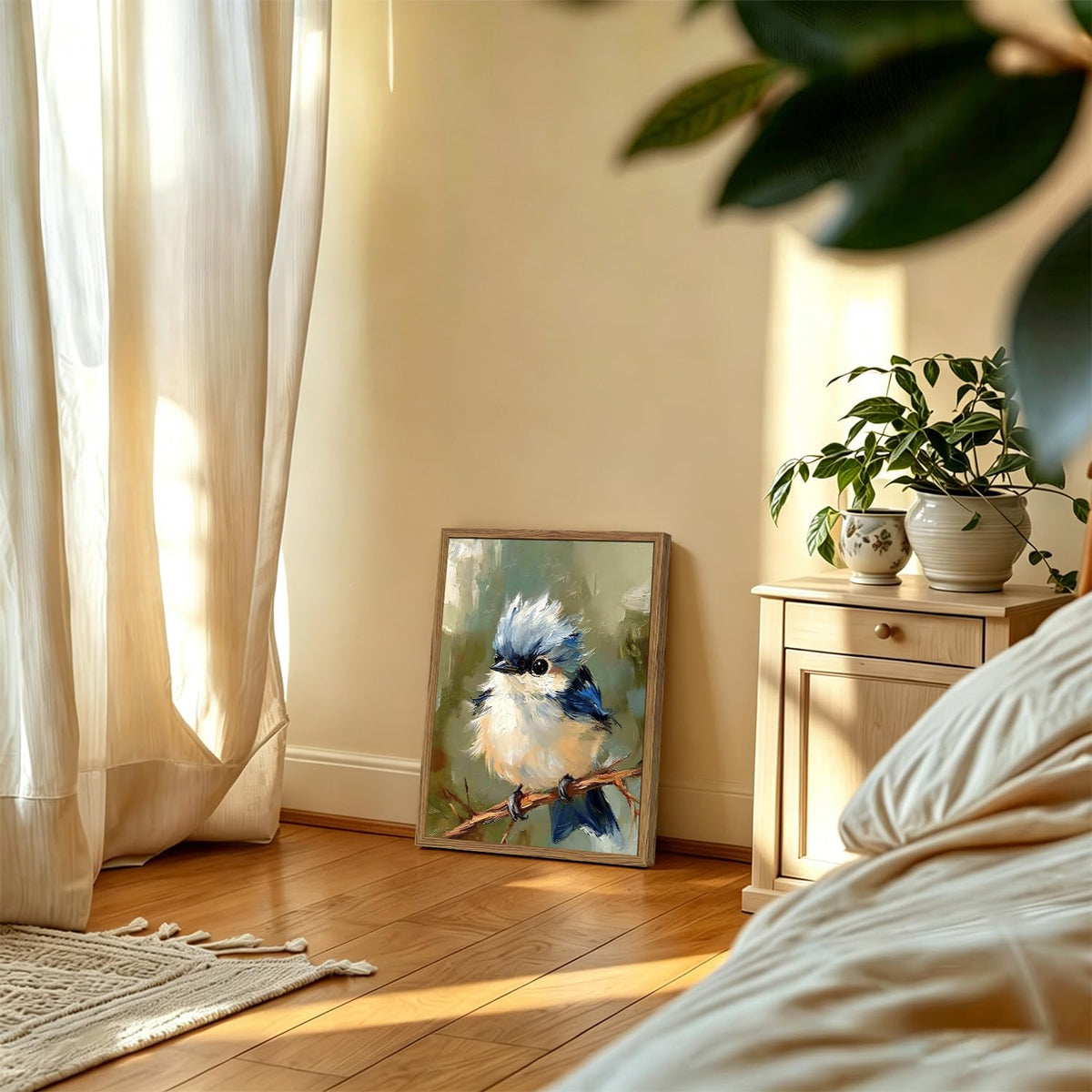 Cute Bird Wall Art (Animal-U / 24"L x 16"W)