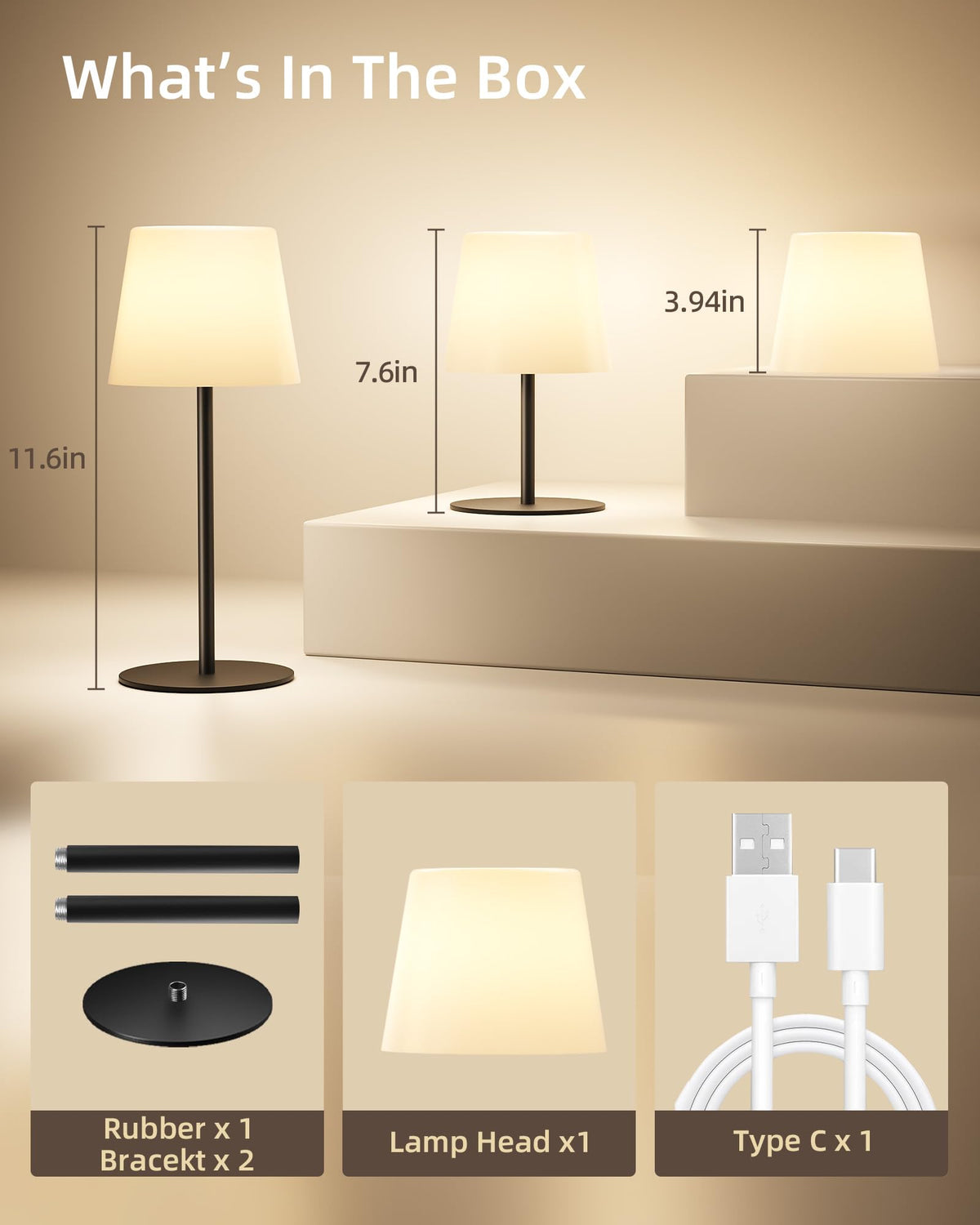 Spa Like Shower Lamp (Black / 1 Pack)