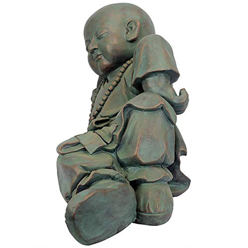 Resting Serene Baby Monk Asian Boy Garden Statue (Resting Serene Baby Buddha)