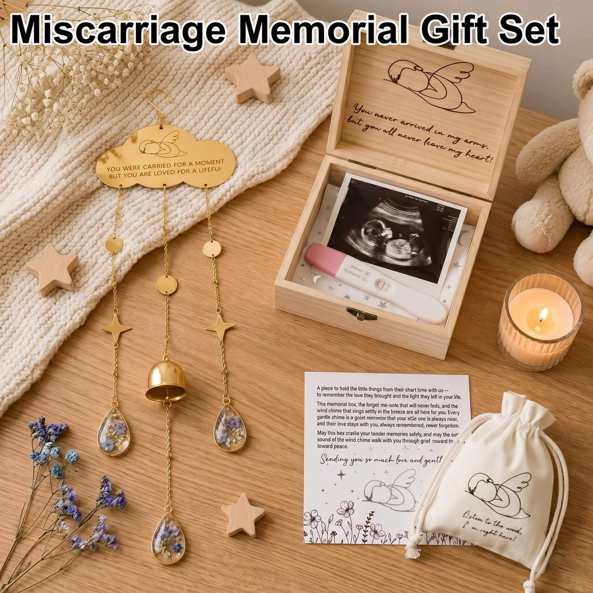 Miscarriage Gifts for Mothers (Gold)