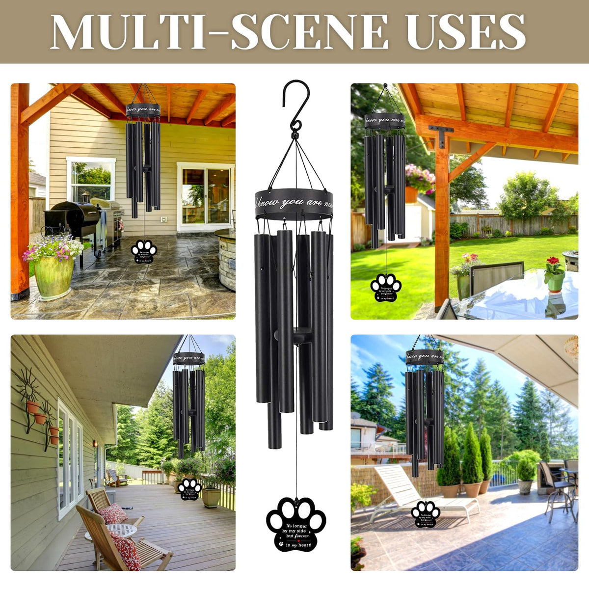 Pet Memorial Wind Chime (No Longer)