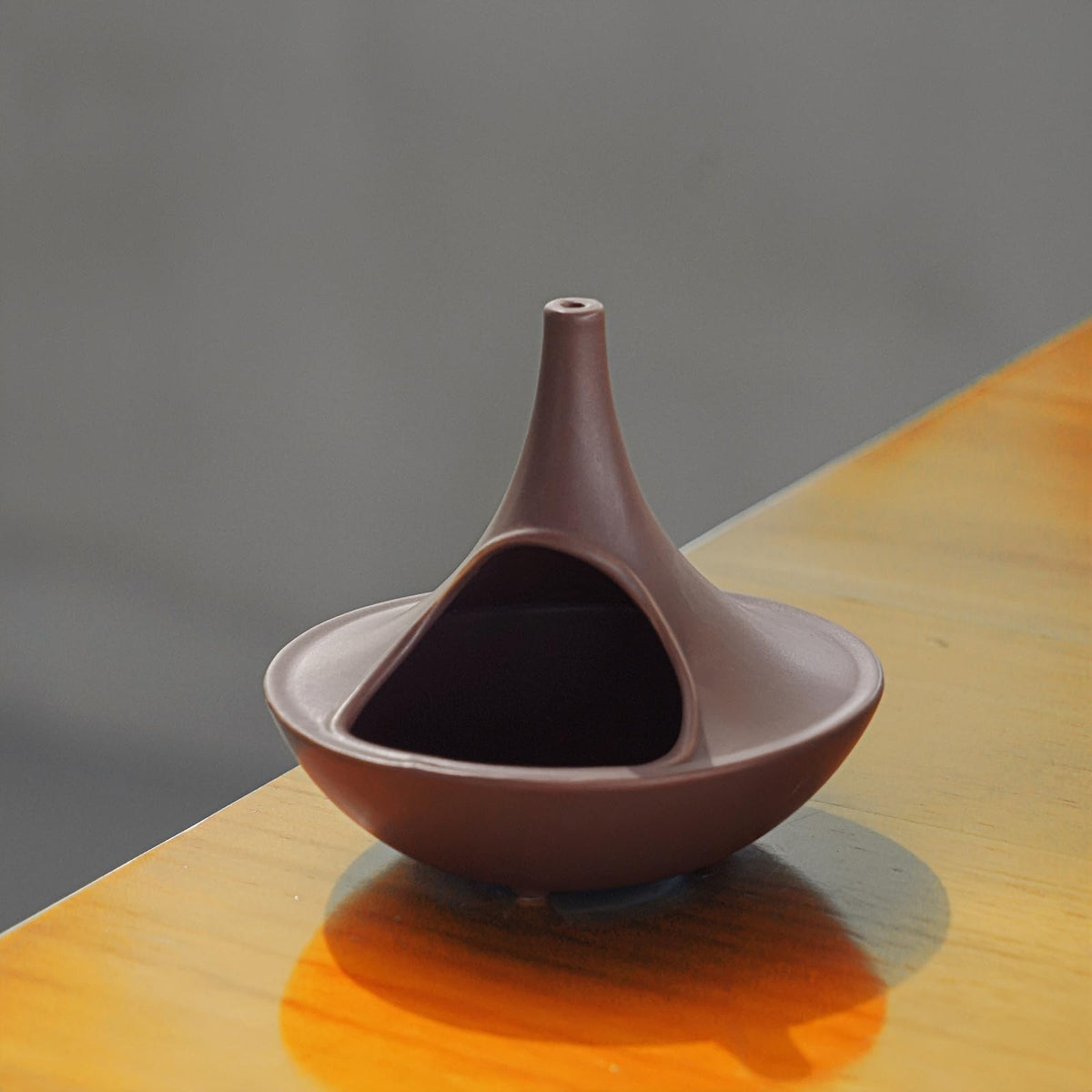 3 in 1 Incense Holder for Palo Santo Sticks Sage Bundles Cone Incense (Chimney Red)