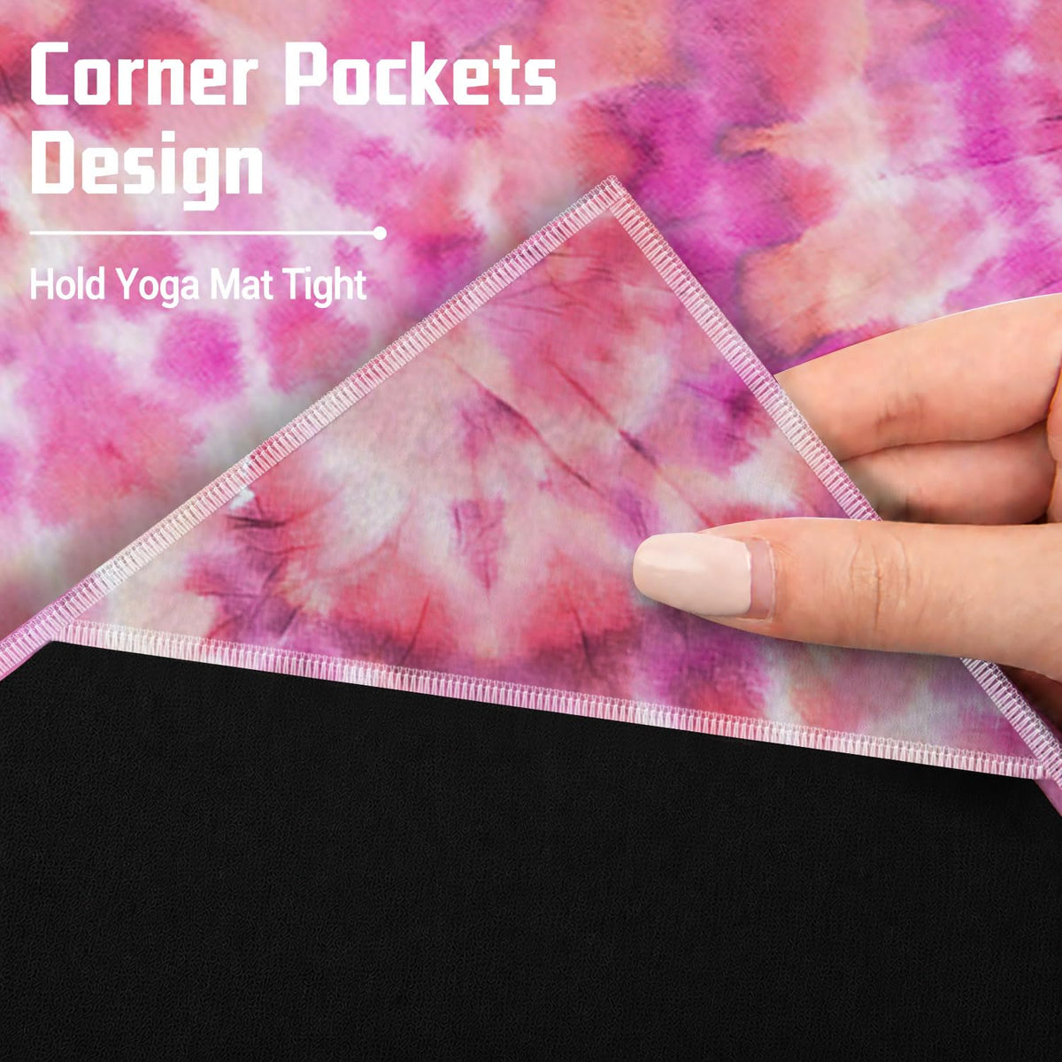 Yoga Mat Towel (Tie Dye-02 / Large)