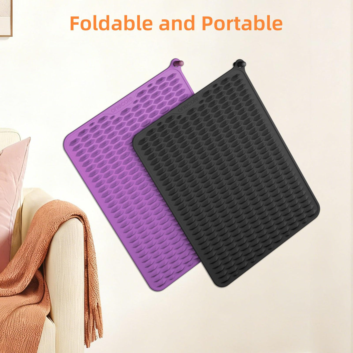 Acupressure Mat for Foot Massage (Grey)