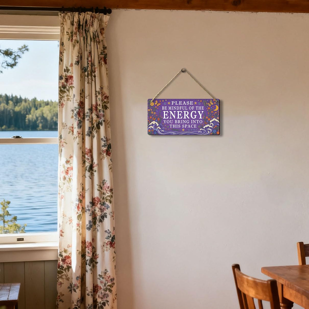 Spiritual Wall Decor Positive Energy Sign (01Energy)