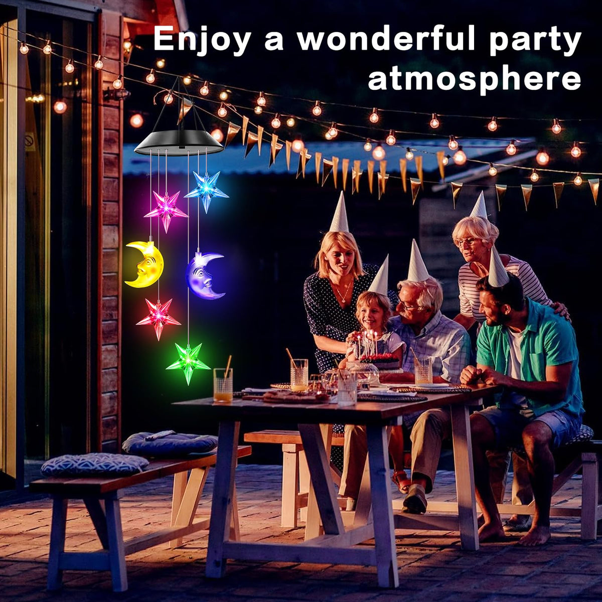Solar Wind Chimes for Outside