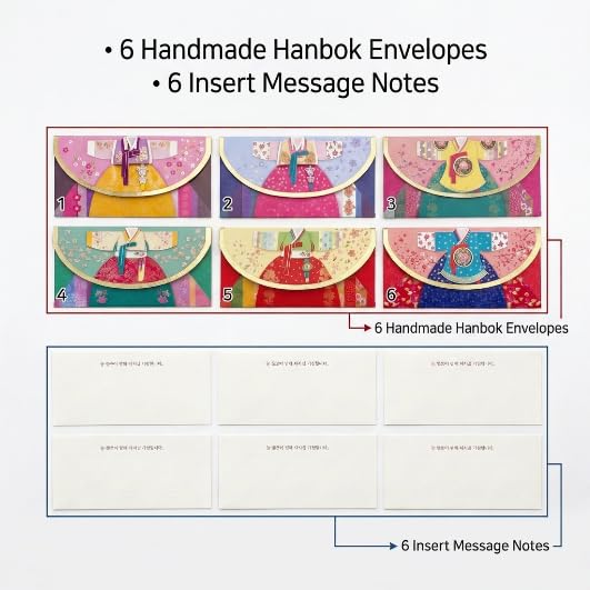 Premium Hanbok Money Envelopes & Cards