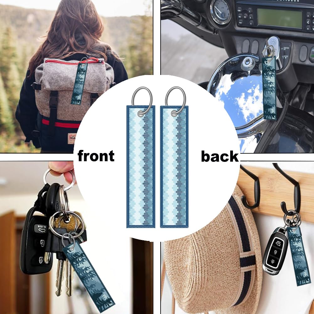 Blue Knit Pattern License Plate Frame Women Men 1Pc Car Tag (for Blue Knitting / 1 pack)