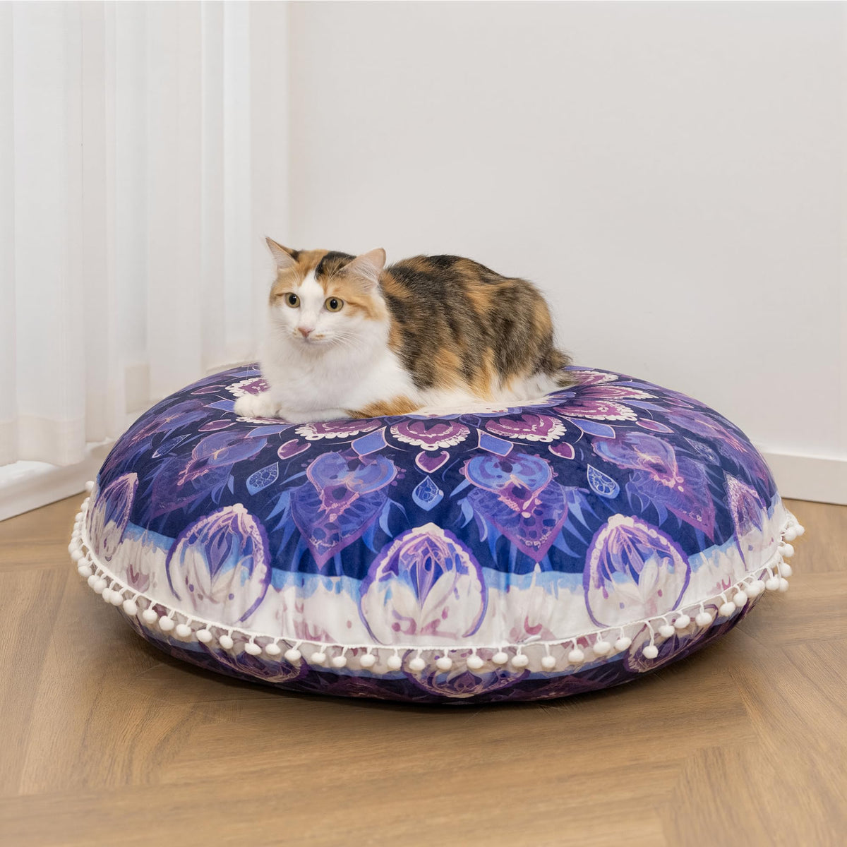 Meditation Cushion Set of 2 (Purple / X-Large)