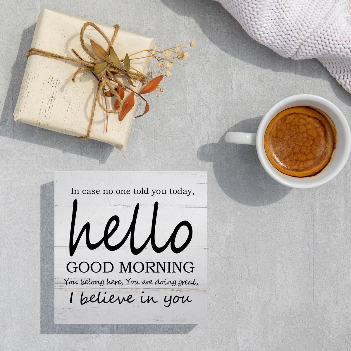 Inspirational Decor Signage for Home Classroom Office (Bule)
