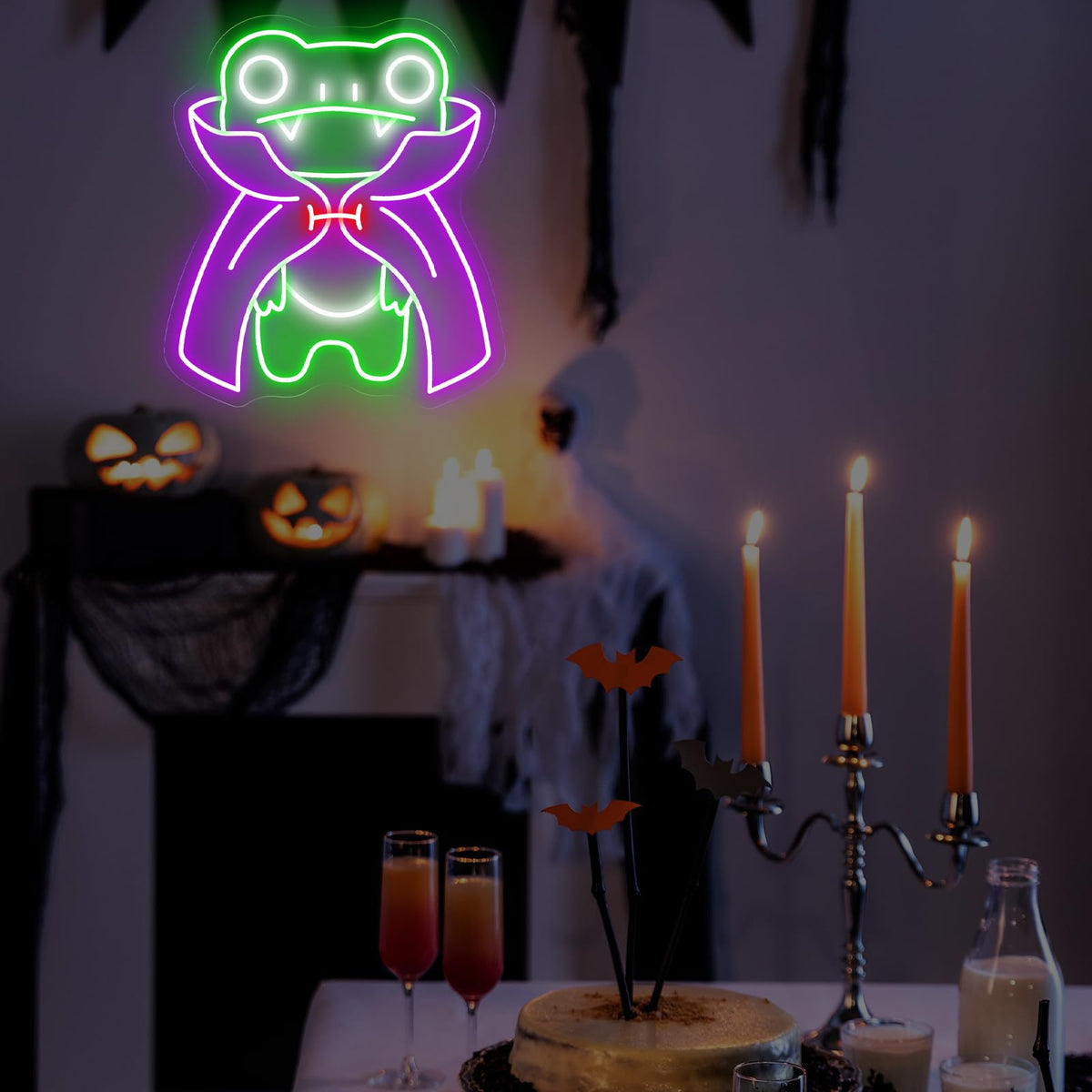 Dracula Frog Neon Sign (Dracula Frog)