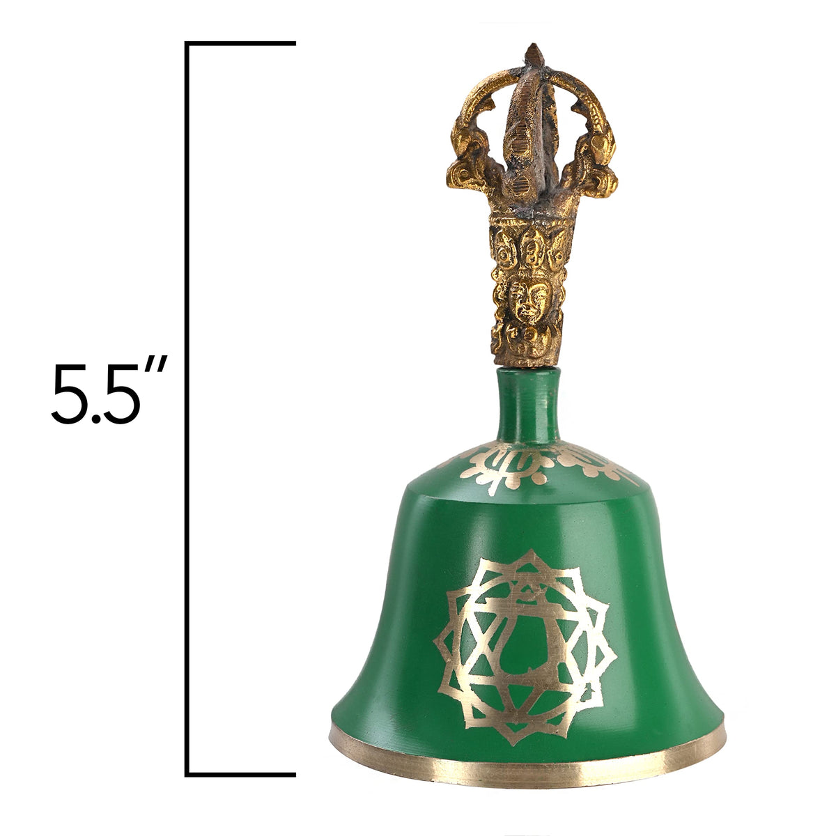 Green Heart Chakra Tibetan Bell (Heart Chakra Green)
