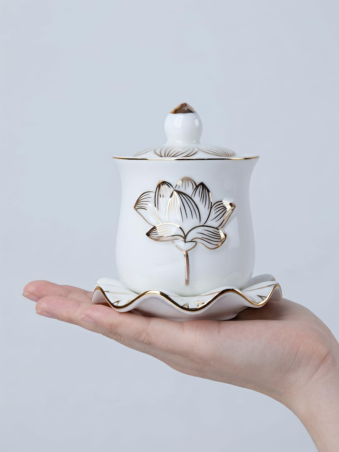 Ceramic Altar Cup (White)