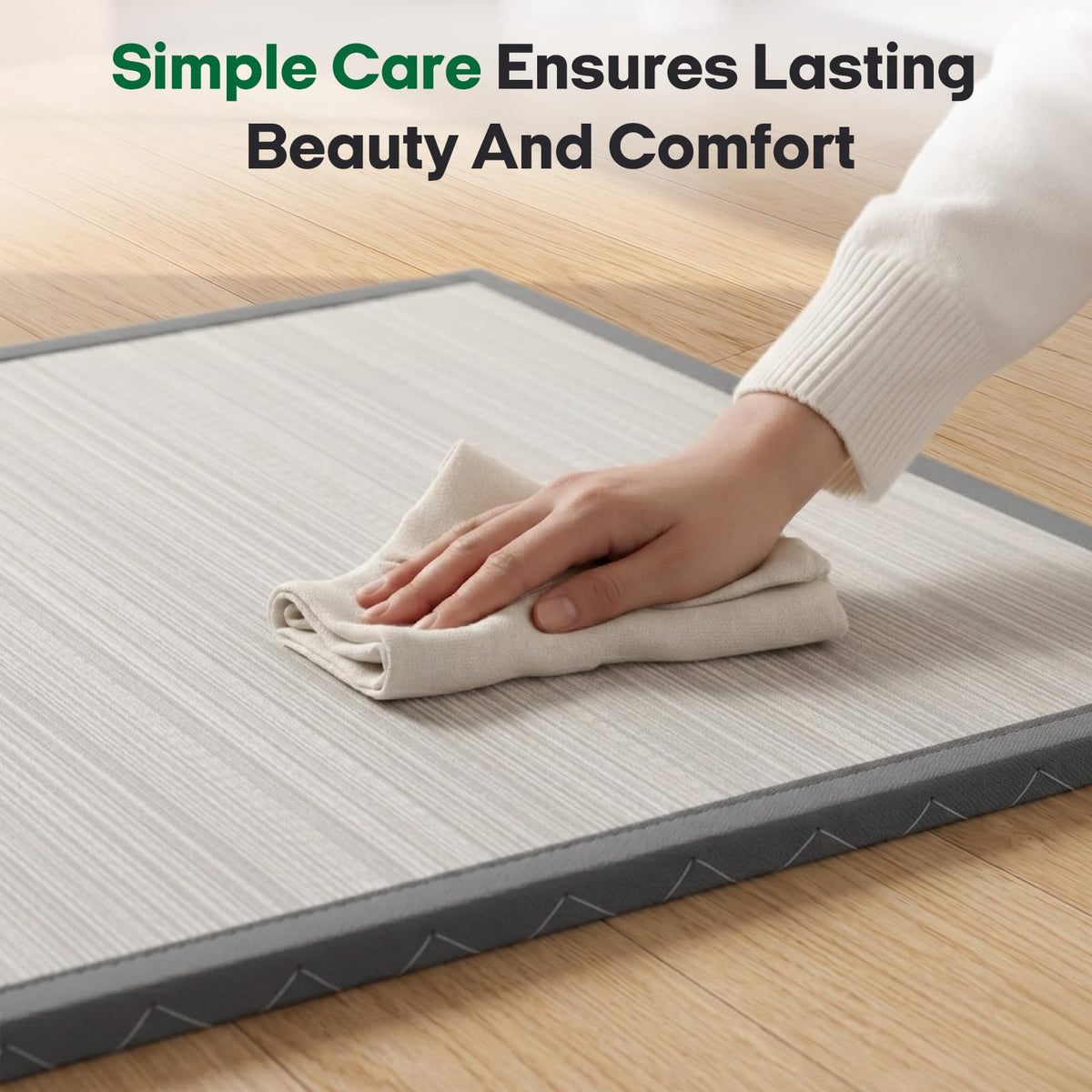 Japanese Tatami Mat (Light Gray / Full)