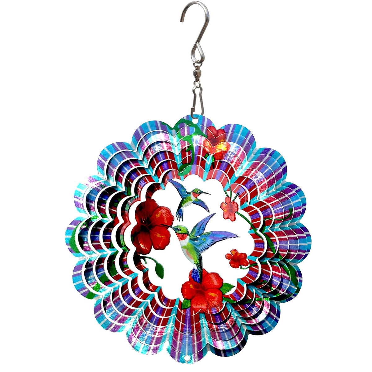 Hummingbird Wind Spinners Outdoor (009-3hummingbird)