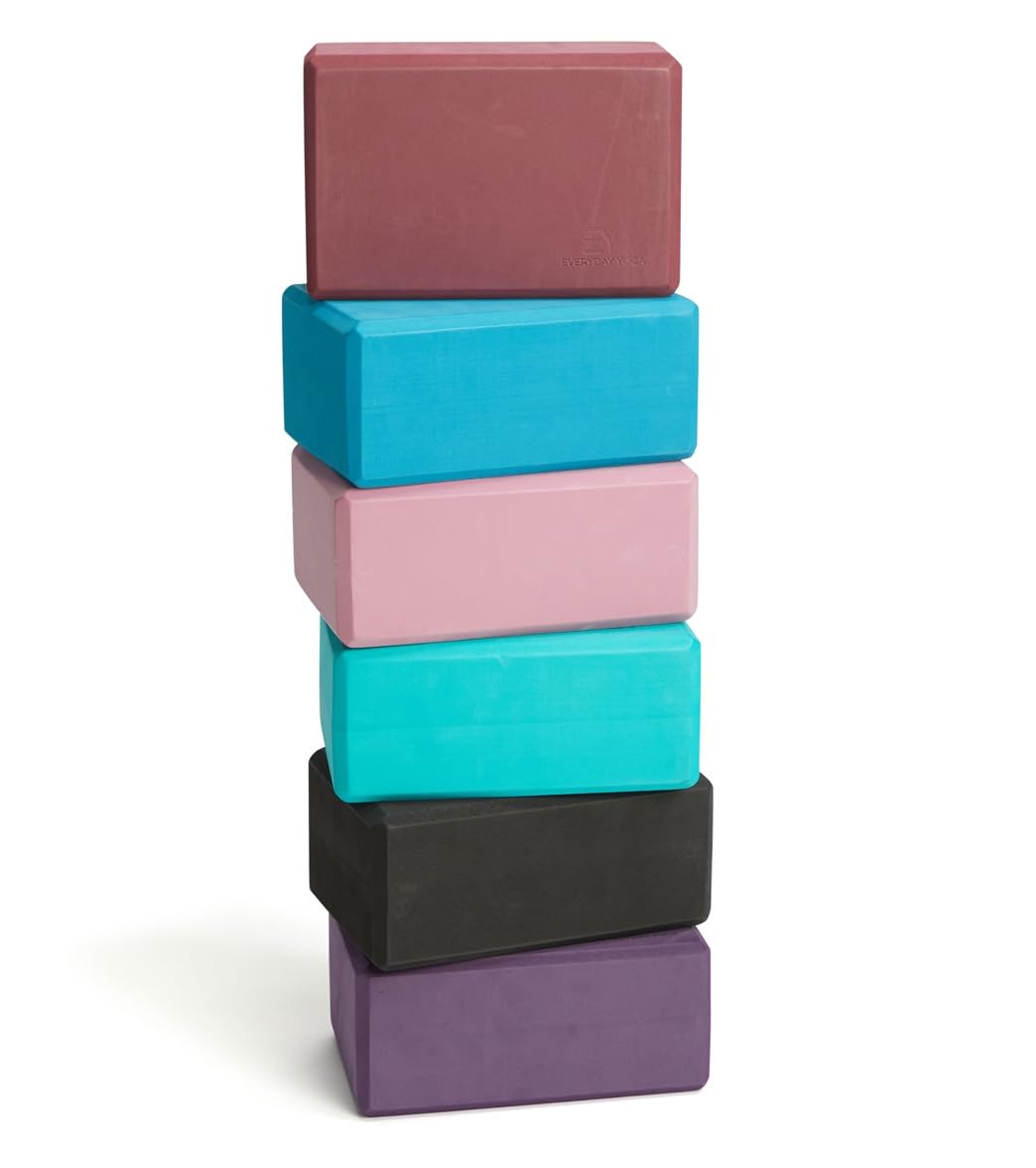 4 Inch Foam Yoga Block (Black / 4 Inch Thick)