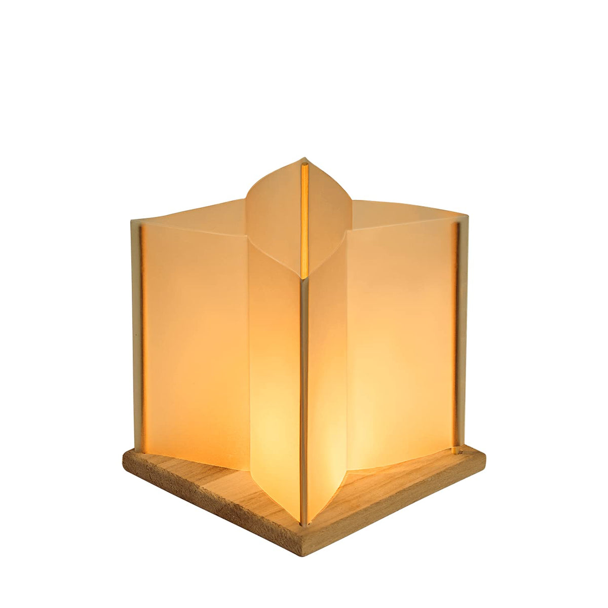 20 Pack 6" Star Shaped Floating Lanterns with Waterproof Wooden Base Sets