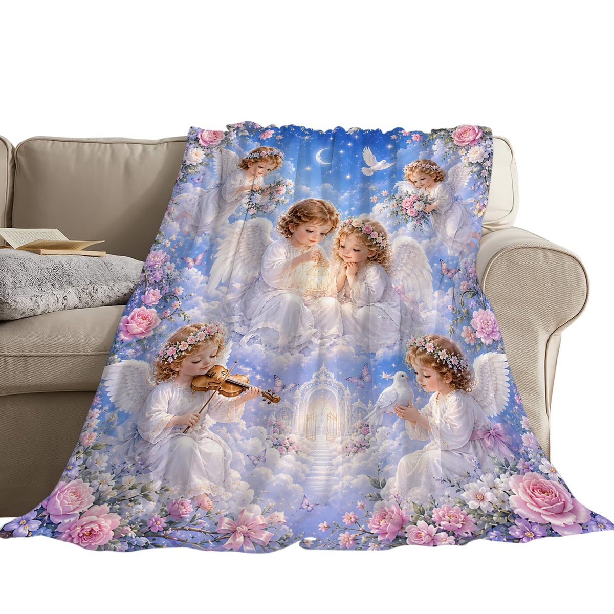Angel Blanket (50"x60" / Purple Angel)