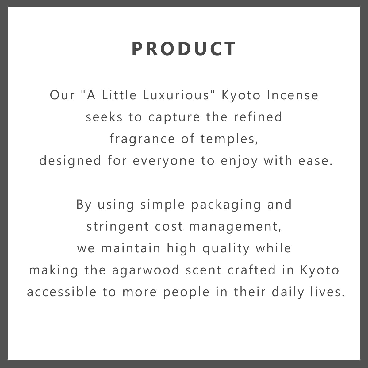 Kyoto White Tea Incense Sticks