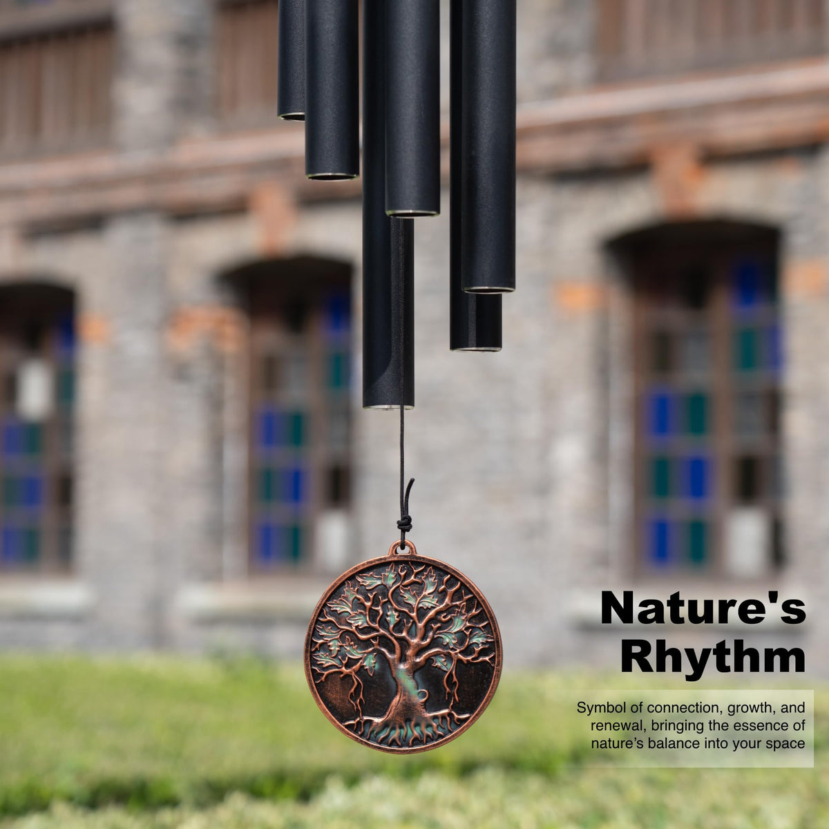 Large Wind Chimes for Outside Deep Tone (46" Tree of Life - A)