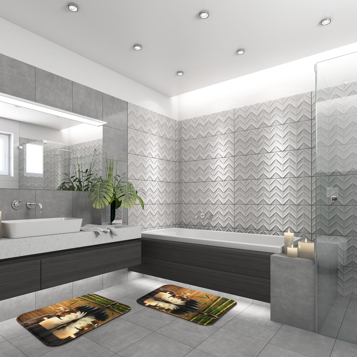 Bathroom Set of 3 (Modern 1)
