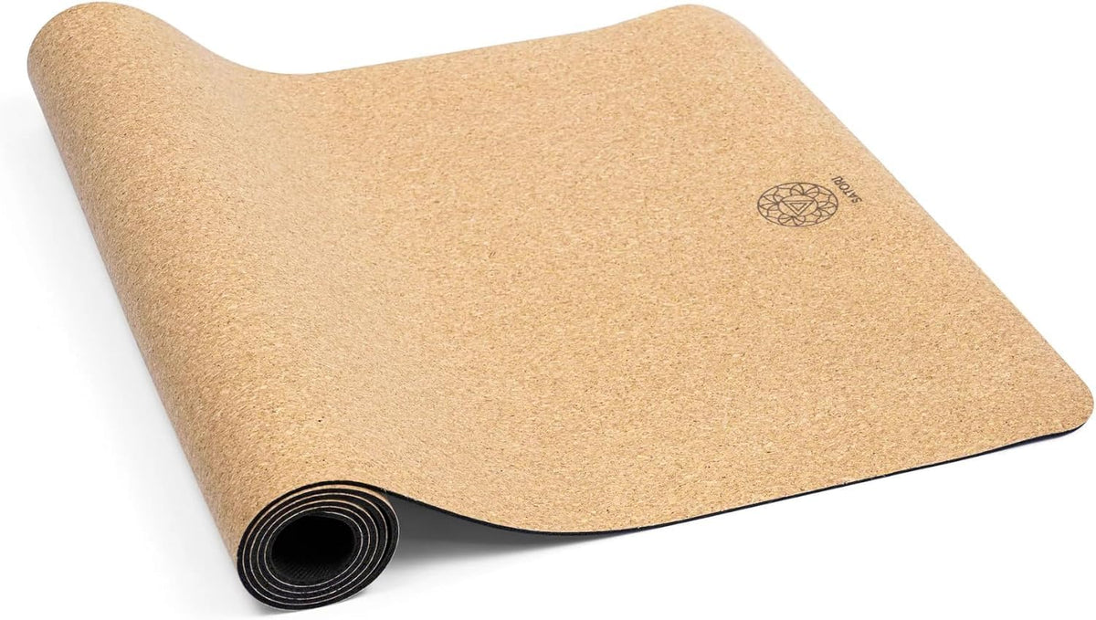Cork Yoga Mat with Natural Rubber Base (Original / 80 x 26 x 6 mm)