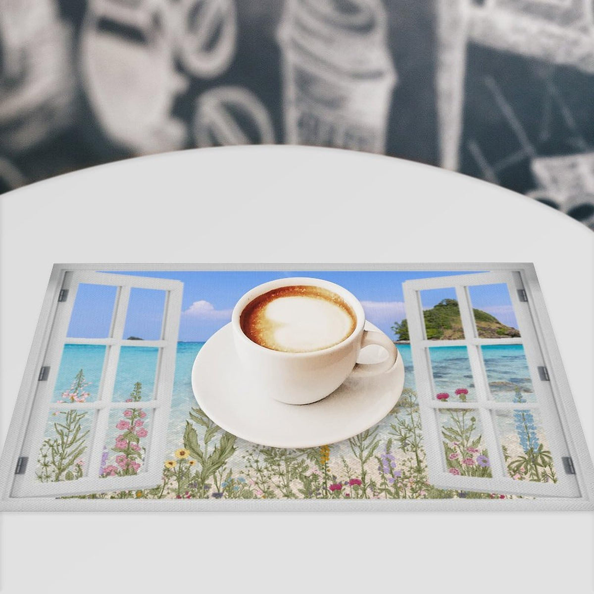 Beach Placemat Set of 4 (Coastal-9 / 4pcs)