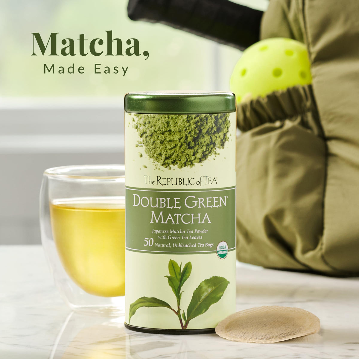 Organic Double Green Matcha (50 Count (Pack of 1))