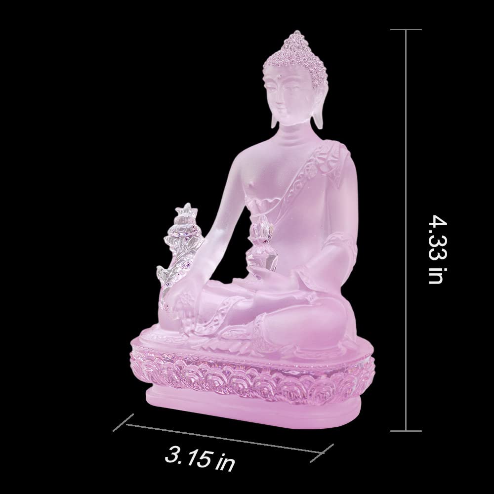 Tibetan Medicine Buddha Statue (Purple)