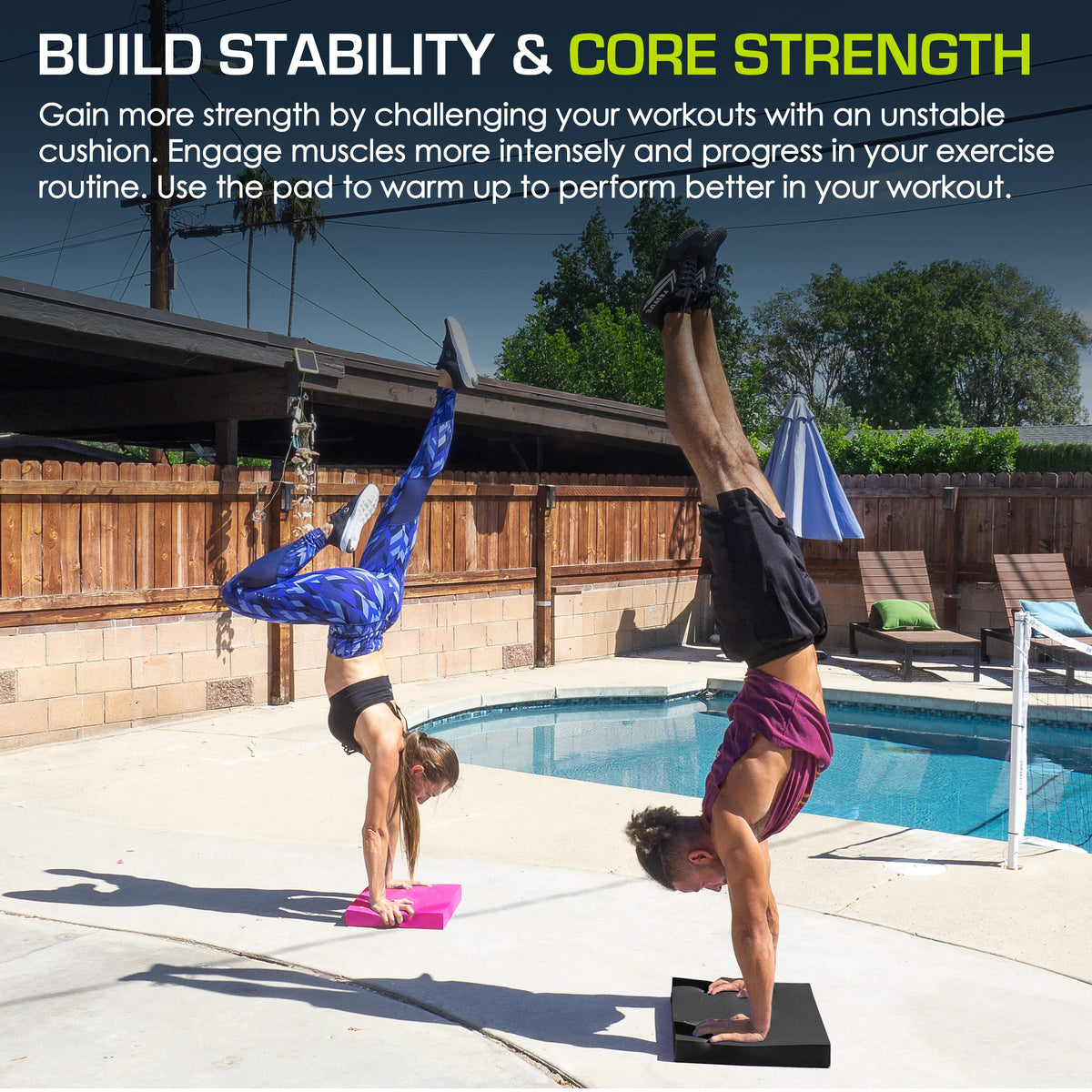 Exercise Balance Pad (Black / 15x19)